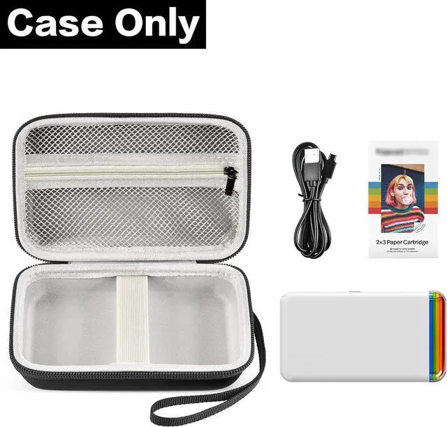 Alt view image 4 of 7 - Case Compatible with Polaroid Hi-Print 9046 Bluetooth Connected 2x3 Pocket Photo Printer, Travel Pocket Picture Printer Organizer Holder Bag For Paper Cartridges and More Accessories(Box Only)