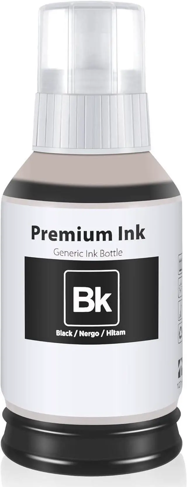 Alt view image 2 of 4 - storcfe 3 Pack 532 Pigment Compatible Refill Ink Bottles Replacement for 532 T532 Black Work with ET-M1170 ET-M2170 ET-M3170 ST-M1000 ST-M2000 ST-M3000 Printer