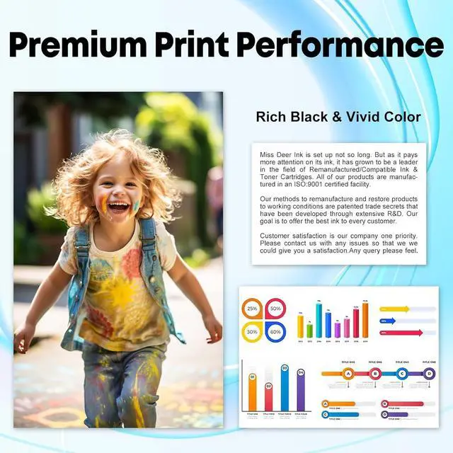 Alt view image 5 of 7 - Miss Deer CLI-65 8-Color Ink Value Pack Replacement for Canon CLI65 CLI 65 Ink Cartridge for CLI-65 Ink Cartridges for PIXMA PRO-200 PRO-200S Printer,8Pack (BK, C, M, Y, PM, PC, GY, LGY)