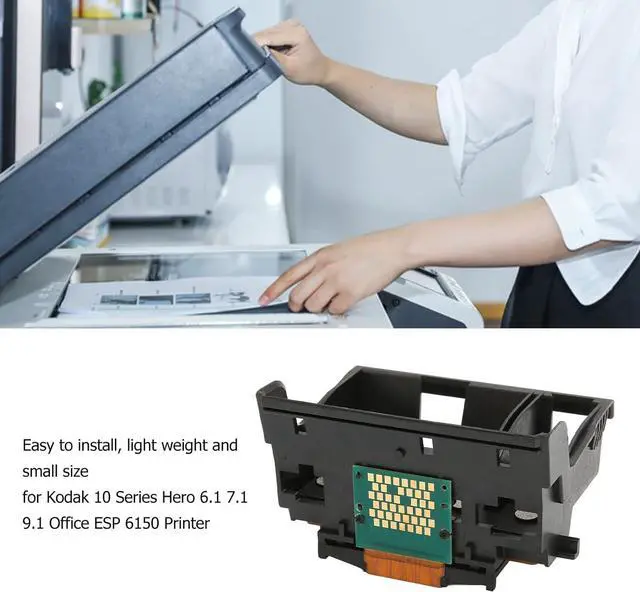 Alt view image 4 of 7 - Printhead Replacement for Kodak 10 Series Hero 6.1 7.1 9.1 Office ESP 6150 Inkjet Printer, Easy Installation