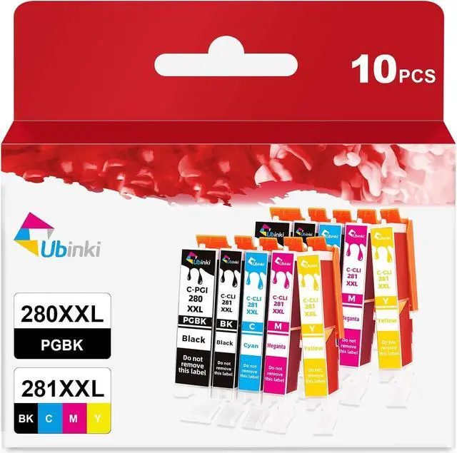 Main image of Ubinki 280XL 281XL Combo Ink Cartridge 10 Pack