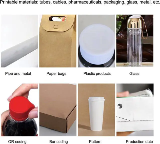 Alt view image 3 of 7 - 42ML Handheld Printer Ink Cartridge, Rapid Drying Inkjet Printer Cartridge Replacement 12.7mm, for Bentsai Handheld Inkjet Printer (Red)