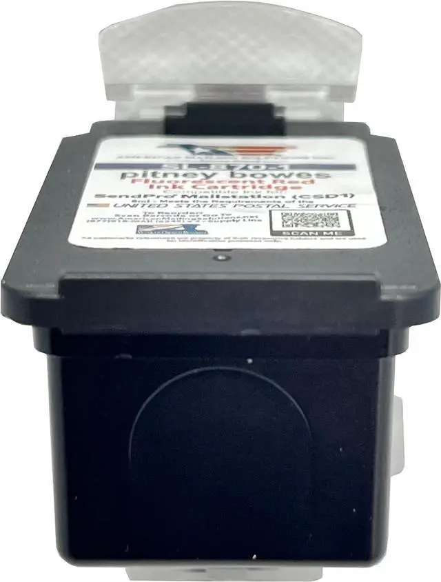 Alt view image 4 of 7 - AMERICAN MAILING SOLUTIONS INC. | 1-Pack | PB SL-870-1 Red Ink Cartridge Replacement for The PB SendPro Mailstation Series Postage Meter (CSD1) Machine, 8ml