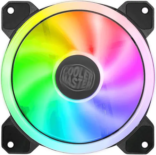 Alt view image 4 of 7 - MasterFan MF120 S3 (PWM) - Addressable RGB 120mm Fan w/ Triple-loop BOLD ARGB Lighting