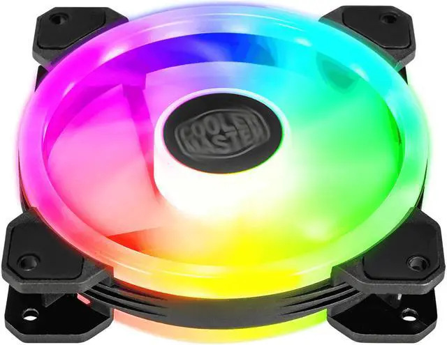 Alt view image 7 of 7 - MasterFan MF120 S3 (PWM) - Addressable RGB 120mm Fan w/ Triple-loop BOLD ARGB Lighting