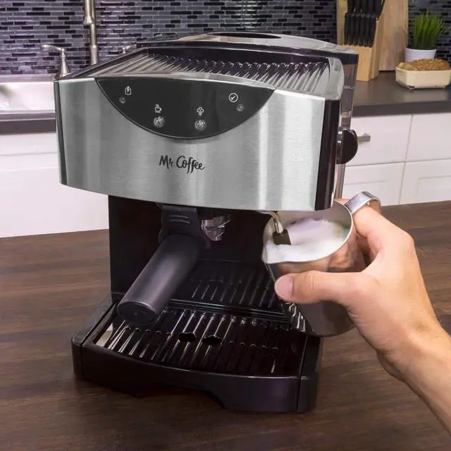 Alt view image 17 of 18 - MR. COFFEE ECMP50-RB Pump Espresso Maker
