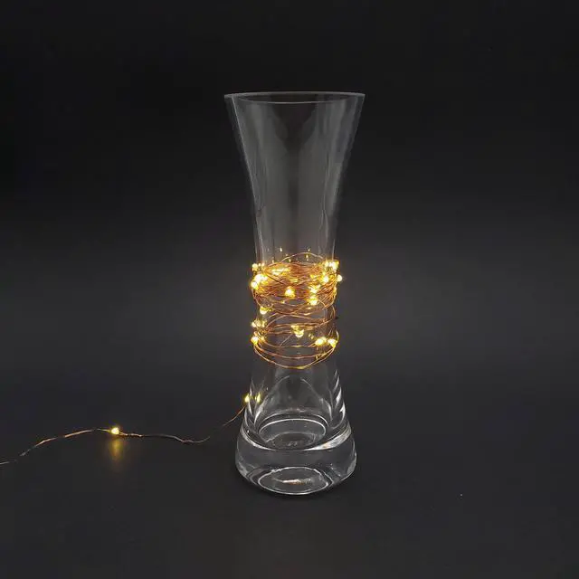 Alt view image 5 of 5 - Battery Operated LED Fairy String Lights, Copper - Set of 2