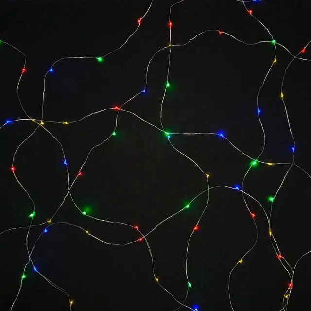 Alt view image 2 of 5 - Battery Operated LED Fairy String Lights, Multicolor - Set of 2