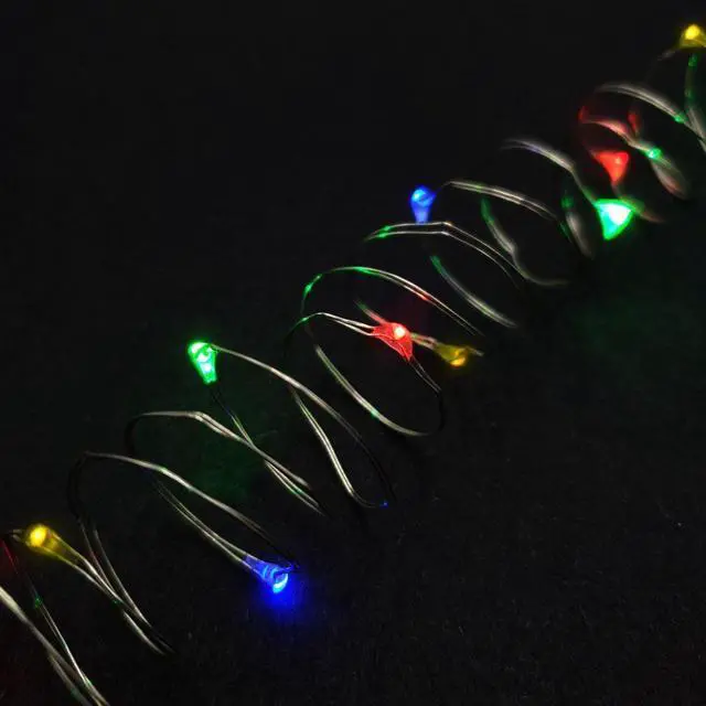 Alt view image 4 of 5 - Battery Operated LED Fairy String Lights, Multicolor - Set of 2