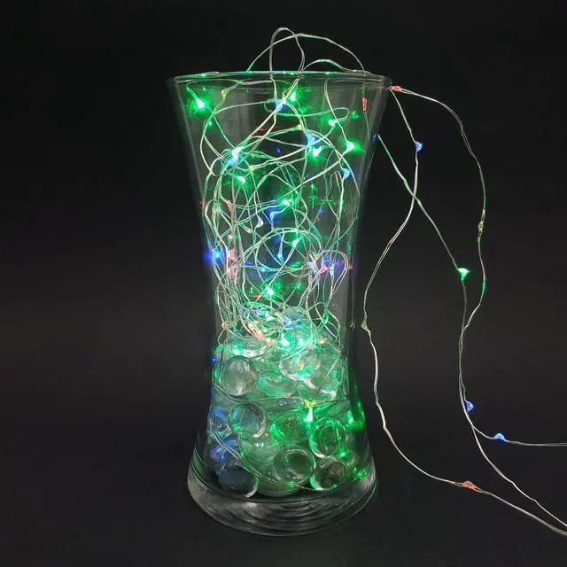Alt view image 3 of 5 - Battery Operated LED Fairy String Lights, Multicolor - Set of 2