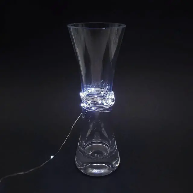 Alt view image 5 of 5 - Battery Operated LED Fairy String Lights, Cool White - Set of 3