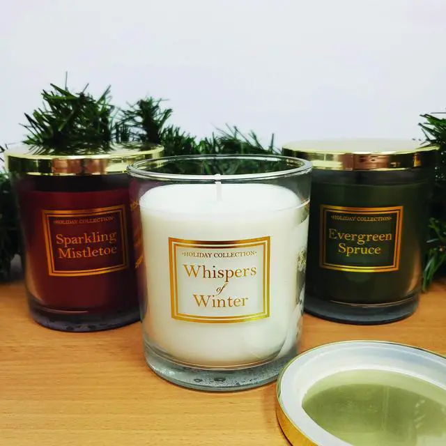 Alt view image 2 of 7 - Scented Wax Candles, Holiday Home Collection - Set of 3