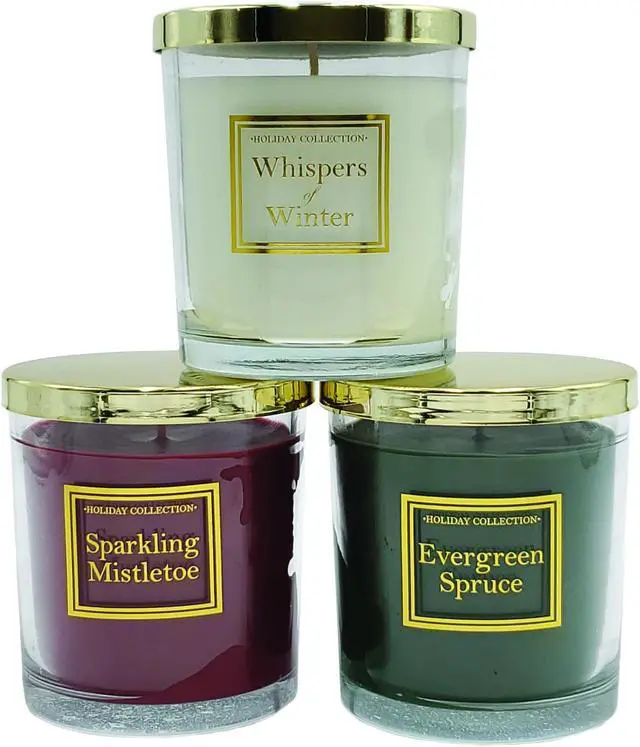 Alt view image 7 of 7 - Scented Wax Candles, Holiday Home Collection - Set of 3