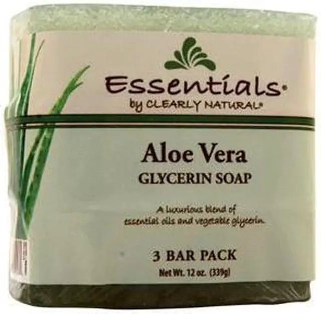 Alt view image 4 of 4 - Clearly Natural Bar Soap - Aloe Vera - 3 Pack - 4 oz Bar Soap