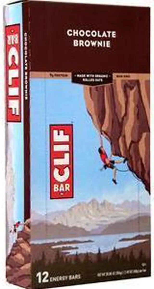 Alt view image 9 of 9 - Clif Bar Energy Bar Chocolate Brownie - 12 - 2.4 Ounce bars