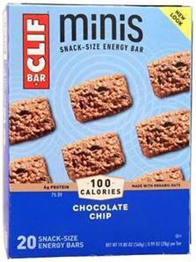 Alt view image 2 of 2 - Energy Bar Mini Chocolate Chip 0.99 oz Bar 20/Box CCC37654