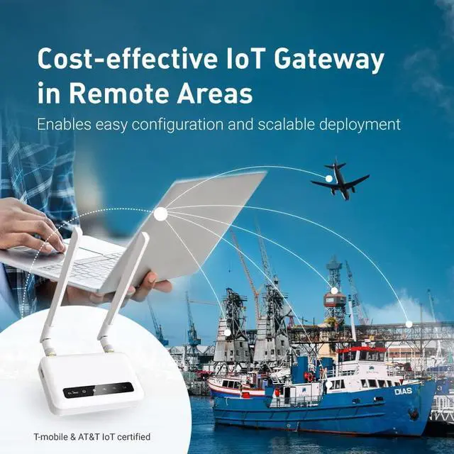 Alt view image 4 of 7 - GL-X750V2 (Spitz) T-Mobile/AT&T IoT Device Certified, 4G LTE VPN Router Without BLE Module, AC750 Dual-Band Wi-Fi, RV & Offshore Internet, OpenWrt, IoT Gateway, MicroSD Cardslot, North America only