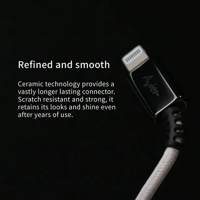 Alt view image 6 of 7 - Avier One Step Ocean Refine USB PD Charging Cable USB-C to Lightning