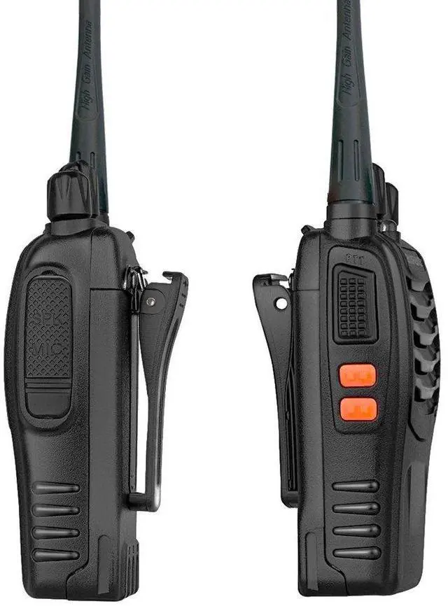 Alt view image 4 of 6 - Ansoko Walkie talkies 10 Pack Long Range Rechargeable 2 Way Radio UHF 16-Channel with Earpiece Li-ion Battery and Charger (Pack of 10)