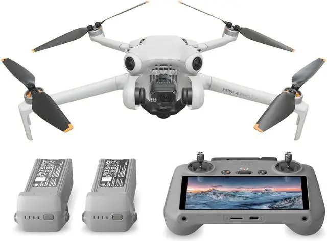 Main image of DJI Mini4 Pro Aerial Drone with Screen Remote, a new upgraded and modernized mini quadcopter 3 batteries