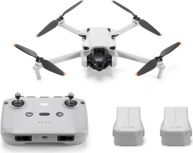 Main image of DJI Mini3 4K HD Aerial Drone, Lightweight and Easy to Carry Level 5 Wind Resistant, Multi-angle Intelligent Shooting Quadcopter Drone, 3 Batteries