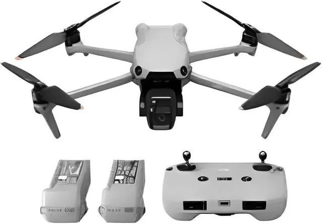 Main image of DJI Air3s Professional HD dual-camera aerial drone with omni-directional obstacle avoidance and auto-tracking, Normal Remote Control, 3 batteries