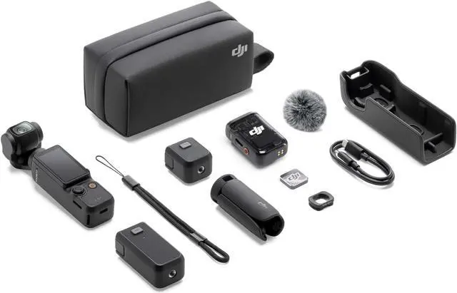 Alt view image 7 of 7 - DJI Osmo Pocket3 Sports Digital Camera, 1-inch CMOS & 4K/120fps, Compact & Portable, Stereo Cashier Function, Physical Package