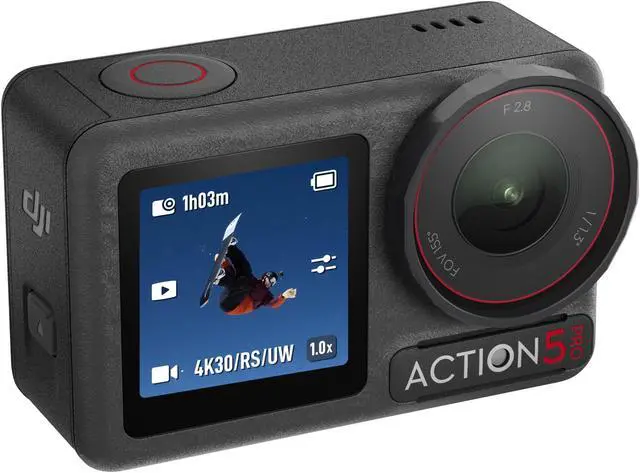 Alt view image 5 of 7 - DJI Osmo Action5Pro 1/1.3-inch Sensor, Dual Microphone Direct Connection for Professional Sound Quality, 4 Hours Long Standby, Standard Package