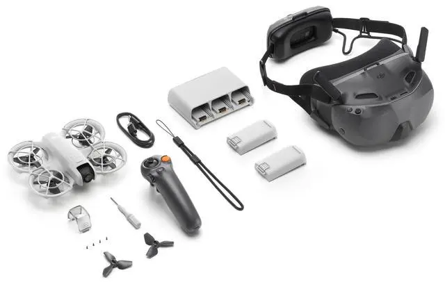 Alt view image 7 of 7 - DJI Neo 4K HD Aerial Drone, lightweight and easy to carry, suitable for novice beginners, outdoor camping smart followers, physical package, 3 Batteries