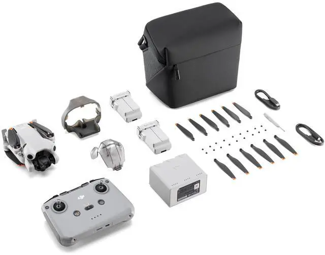 Alt view image 7 of 7 - DJI Mini4 Pro Aerial Drone with Screen Remote, a new upgraded and modernized mini quadcopter, Normal remote control, 3 Batteries