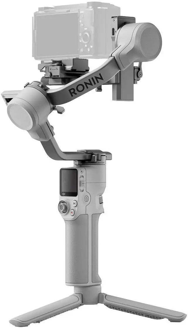 Alt view image 3 of 7 - DJI RS4 Mini Gimbal Stabilizer for Canon/Sony/Panasonic/Nikon/Fujifilm Cameras, Auto Axis Lock, Intelligent Tracking, Payload 4.4Lbs/4.4 Pounds, Camera Gimbal, Standard Package