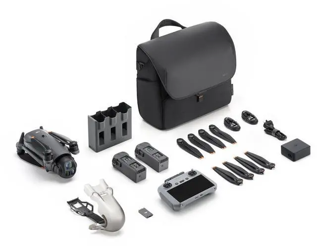 Alt view image 6 of 6 - DJI Mavic 4 Pro Ultra HD Aerial Photography Drone, equipped with a 100-megapixel 4/3-inch Hasselblad camera, a flagship-level 360-degree rotating gimbal, a battery life of 51 minutes, and comes with t