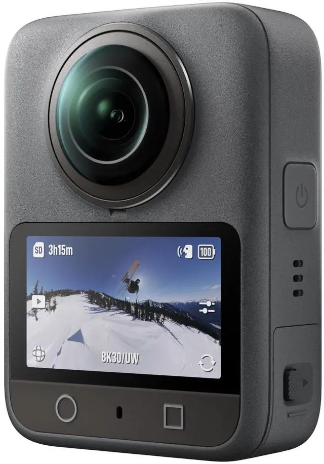 Alt view image 3 of 7 - DJI Osmo 360 Panoramic Action Camera, supports native 8K 360° video, as well as 4K/120fps and 170° enhanced video, Standard Package, 1 Battery