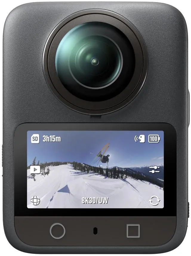 Alt view image 2 of 7 - DJI Osmo 360 Panoramic Action Camera, supports native 8K 360° video, as well as 4K/120fps and 170° enhanced video, Standard Package, 1 Battery