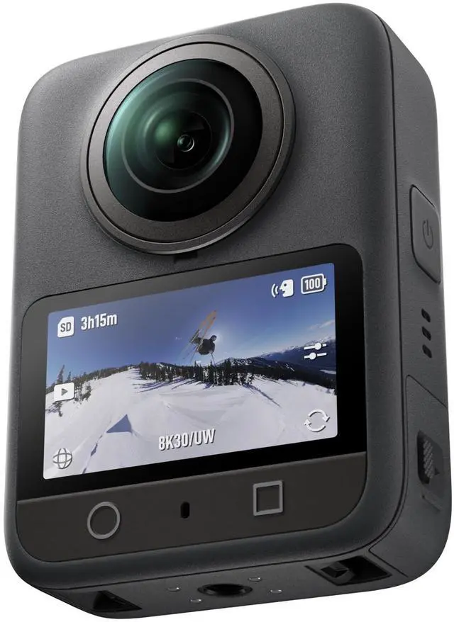 Alt view image 4 of 7 - DJI Osmo 360 Panoramic Action Camera, supports native 8K 360° video, as well as 4K/120fps and 170° enhanced video, Standard Package, 1 Battery