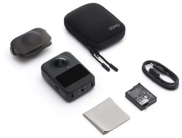 Alt view image 7 of 7 - DJI Osmo 360 Panoramic Action Camera, supports native 8K 360° video, as well as 4K/120fps and 170° enhanced video, Standard Package, 1 Battery