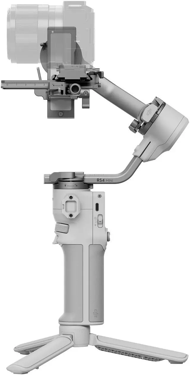 Alt view image 6 of 7 - DJI RS4 Mini Gimbal Stabilizer for Canon/Sony/Panasonic/Nikon/Fujifilm Cameras, Auto Axis Lock, Intelligent Tracking, Payload 4.4Lbs/4.4 Pounds, Camera Gimbal,  Premium Package