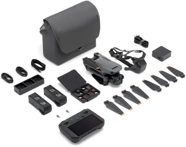 Alt view image 6 of 6 - DJI Mavic 3 Pro Master Edition Aerial Photography Drone, featuring a 45-minute ultra-long battery life, 15-kilometer high-definition mapping capability, and equipped with an RC Pro remote controller w