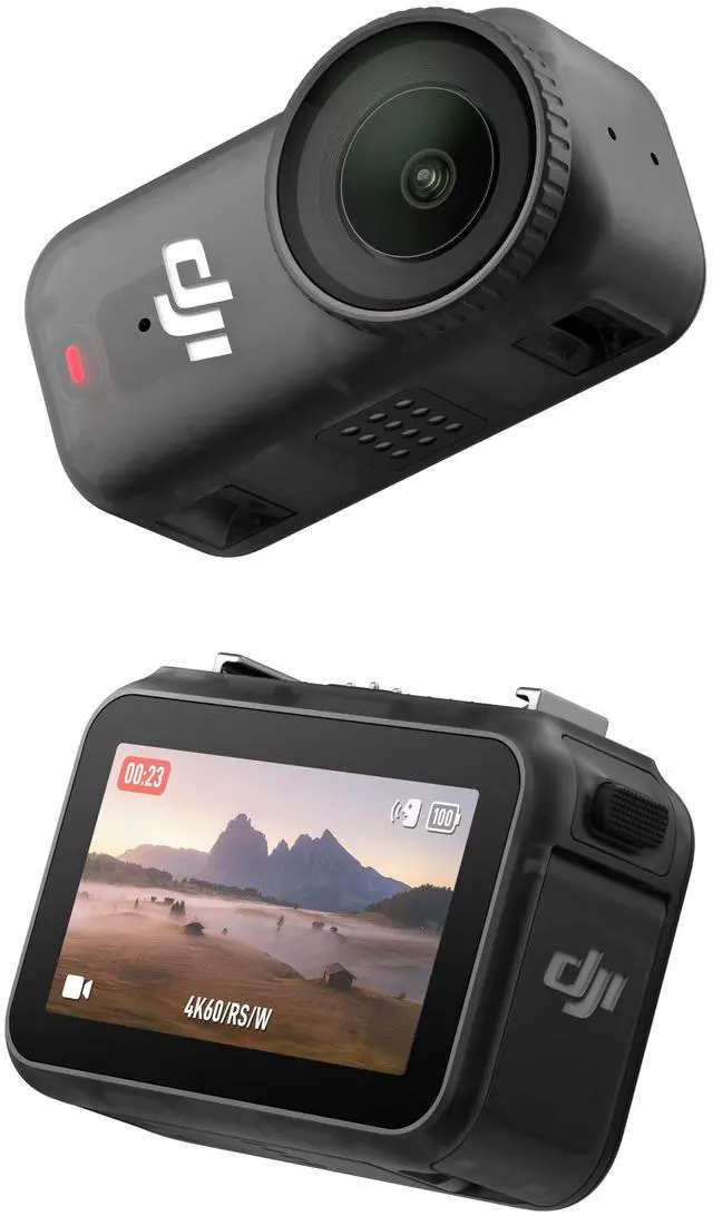 Alt view image 4 of 7 - DJI Osmo Nano Wearable Vlogging Action Camera for Cycling, Family Activities, and Sports - 4K Thumb-Sized Action Camera, Standard Kit