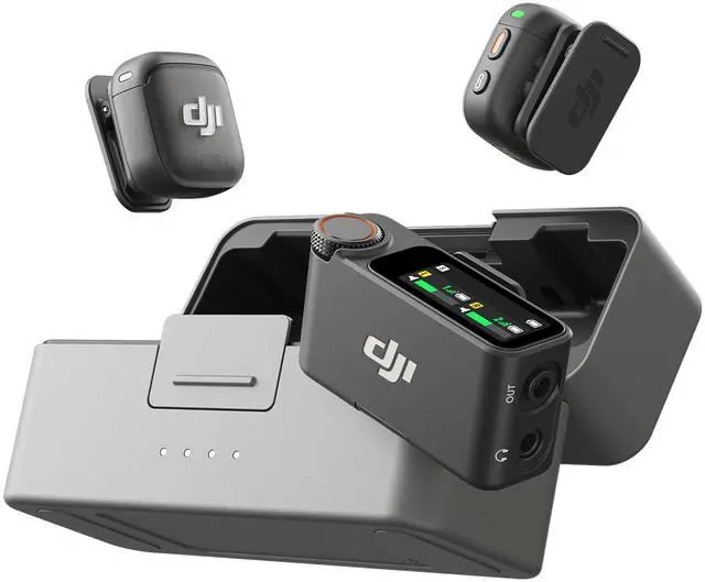 Alt view image 4 of 6 - DJI Mic 3 Mini Wireless Microphone, Compact and Easy To Use with Integrated Storage, Intelligent Extended Battery Life and Fast Charging. Includes Two Transmitters and One Receiver with Charging Case