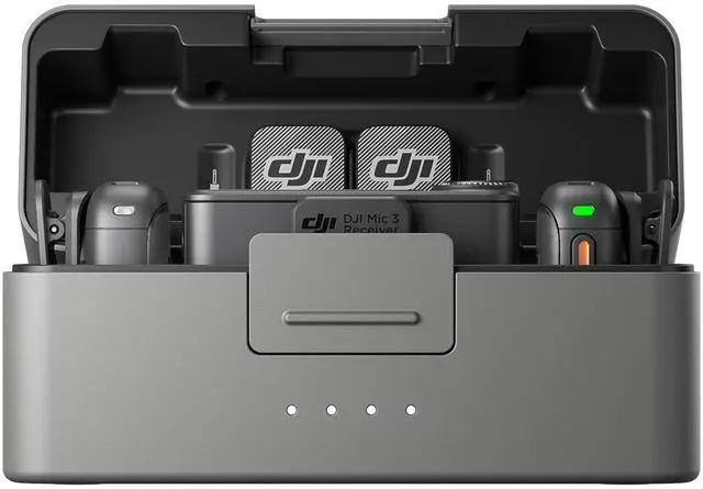 Alt view image 2 of 6 - DJI Mic 3 Mini Wireless Microphone, Compact and Easy To Use with Integrated Storage, Intelligent Extended Battery Life and Fast Charging. Includes Two Transmitters and One Receiver with Charging Case