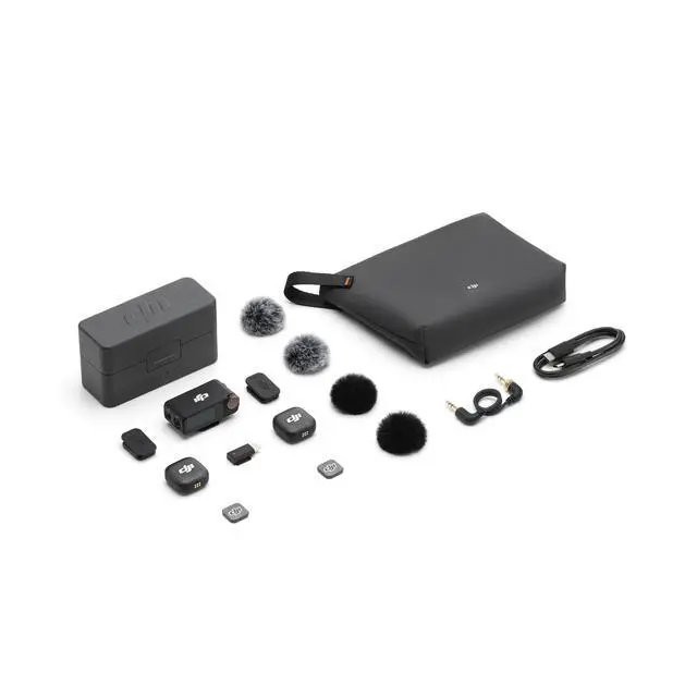 Alt view image 6 of 6 - DJI Mic 3 Mini Wireless Microphone, Compact and Easy To Use with Integrated Storage, Intelligent Extended Battery Life and Fast Charging. Includes Two Transmitters and One Receiver with Charging Case