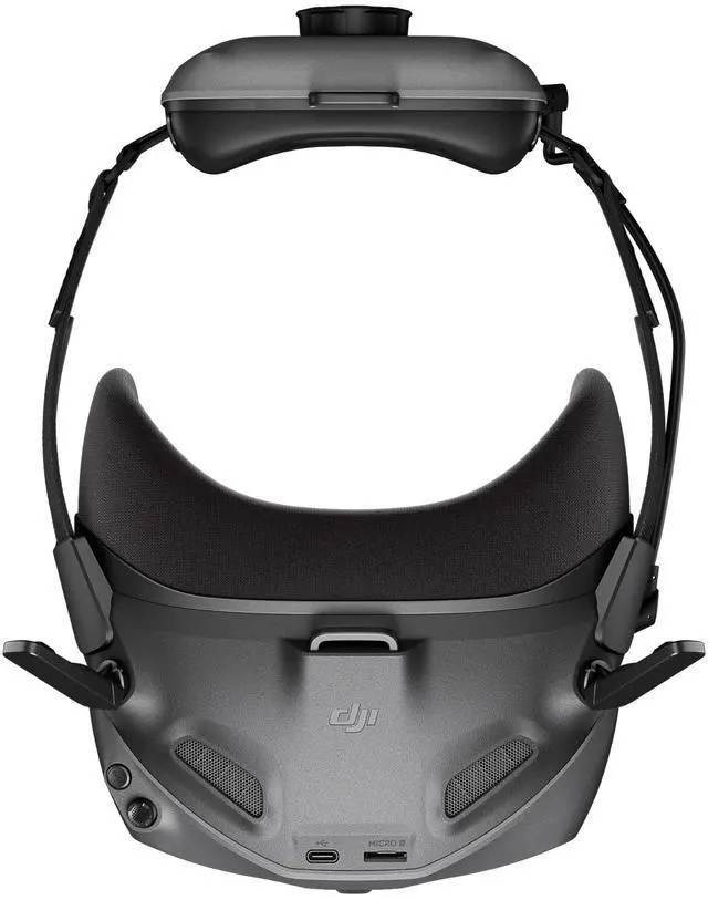 Alt view image 6 of 6 - DJI N3 FPV Goggles, featuring a Micro-OLED screen, O4 HD video transmission, adjustable diopter settings, true picture-in-picture (PIP), and a wireless transmission kit