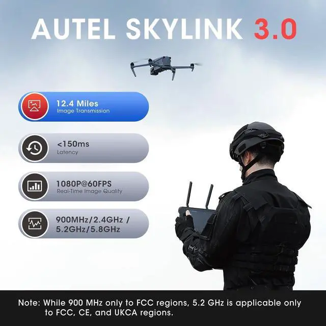 Alt view image 7 of 7 - Autel EVO MAX 4N V2 Unmanned Inspection Drone, equipped with night vision, wide-angle, thermal imaging, and laser cameras, with a night vision range of 5 kilometers and 720° obstacle avoidance