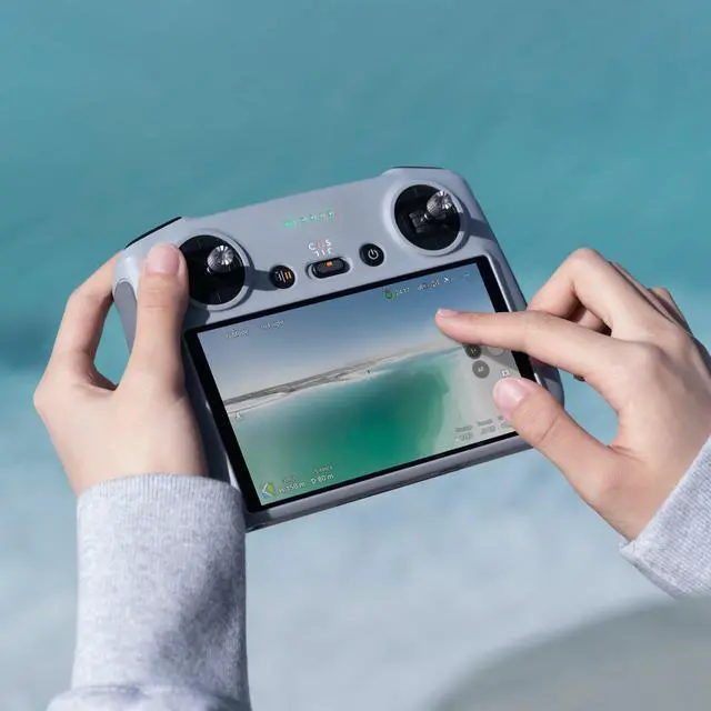 Main image of DJI RC drone controller with a built-in screen is compatible with models such as the Lito X1, Lito 1, Avata 360, Neo, Neo 2, Mini 4 Pro, Mini 5 Pro, Air 3, Air 3s, and Flip, and is simple and prac