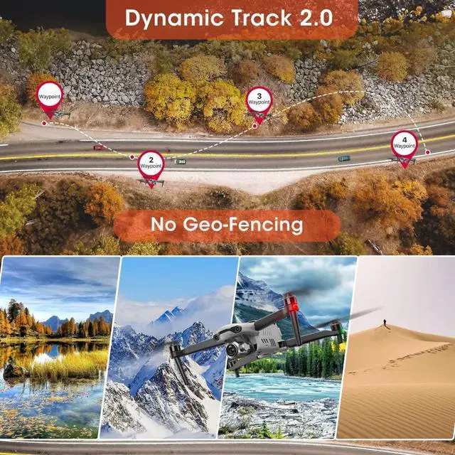 Alt view image 6 of 7 - Autel EVO II Pro V3 drone, equipped with a 1-inch CMOS sensor camera, Moonlight 2.0 algorithm, 15-kilometer transmission range, 360° visual obstacle avoidance, and an ultra-long flight time of 40 mini