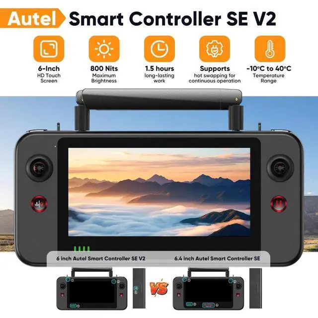 Alt view image 6 of 7 - Autel EVO Lite 6K Drone, 1-inch CMOS Image Sensor, 40-minute Flight Time, AI Object Recognition, 12-kilometer Transmission Range, Three-Directional Visual Obstacle Avoidance, Flagship Edition Bundle