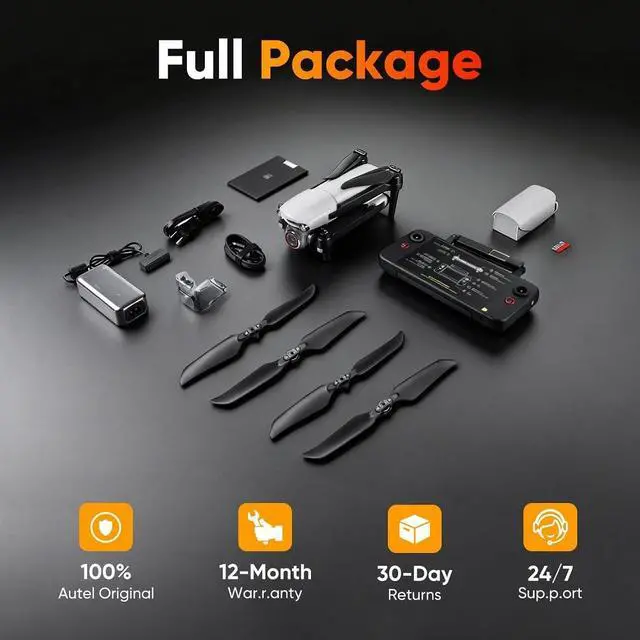 Alt view image 7 of 7 - Autel EVO Lite 6K Drone, 1-inch CMOS Image Sensor, 40-minute Flight Time, AI Object Recognition, 12-kilometer Transmission Range, Three-Directional Visual Obstacle Avoidance, Flagship Edition Bundle