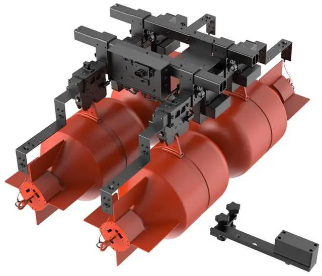 Alt view image 3 of 7 - DJI FlyCart 100 Drone TH6 Six-Stage Drop Mechanism, with each hook capable of supporting 100kg; precise deployment, quick assembly and disassembly, IP55 protection rating