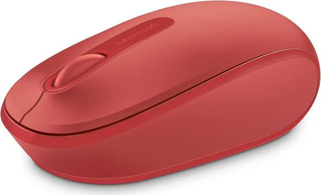 Alt view image 19 of 20 - Microsoft Wireless Mobile Mouse 1850 - Flame Red (U7Z-00031)